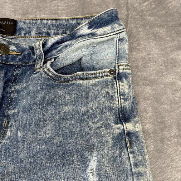 No‎ Boundaries Men's Distressed Slim Fit  Skinny Jeans 30x32 Show (30x28) - Picture 11 of 14